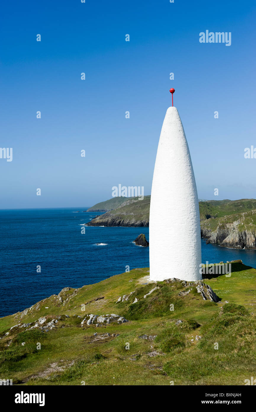 Der Baltimore-Leuchtturm an der Küste der Grafschaft Cork, Irland Stockfoto