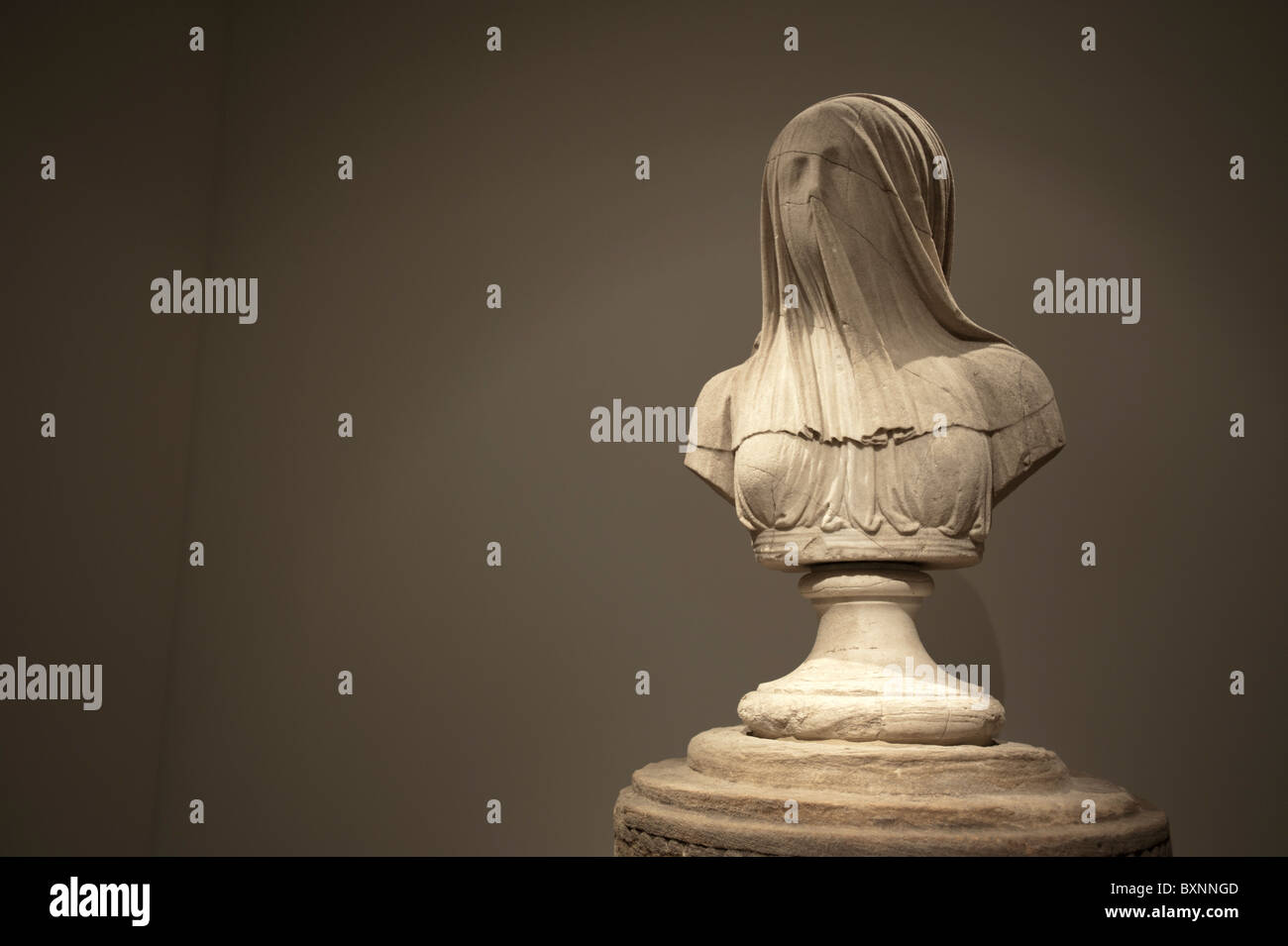 Modellierte Büste einer Frau im Grassi Museum, Leipzig, Sachsen, Deutschland, Europa Stockfoto