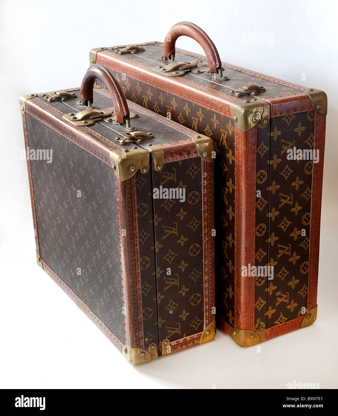 Louis Vuitton Vintage Koffer Stockfotografie - Alamy