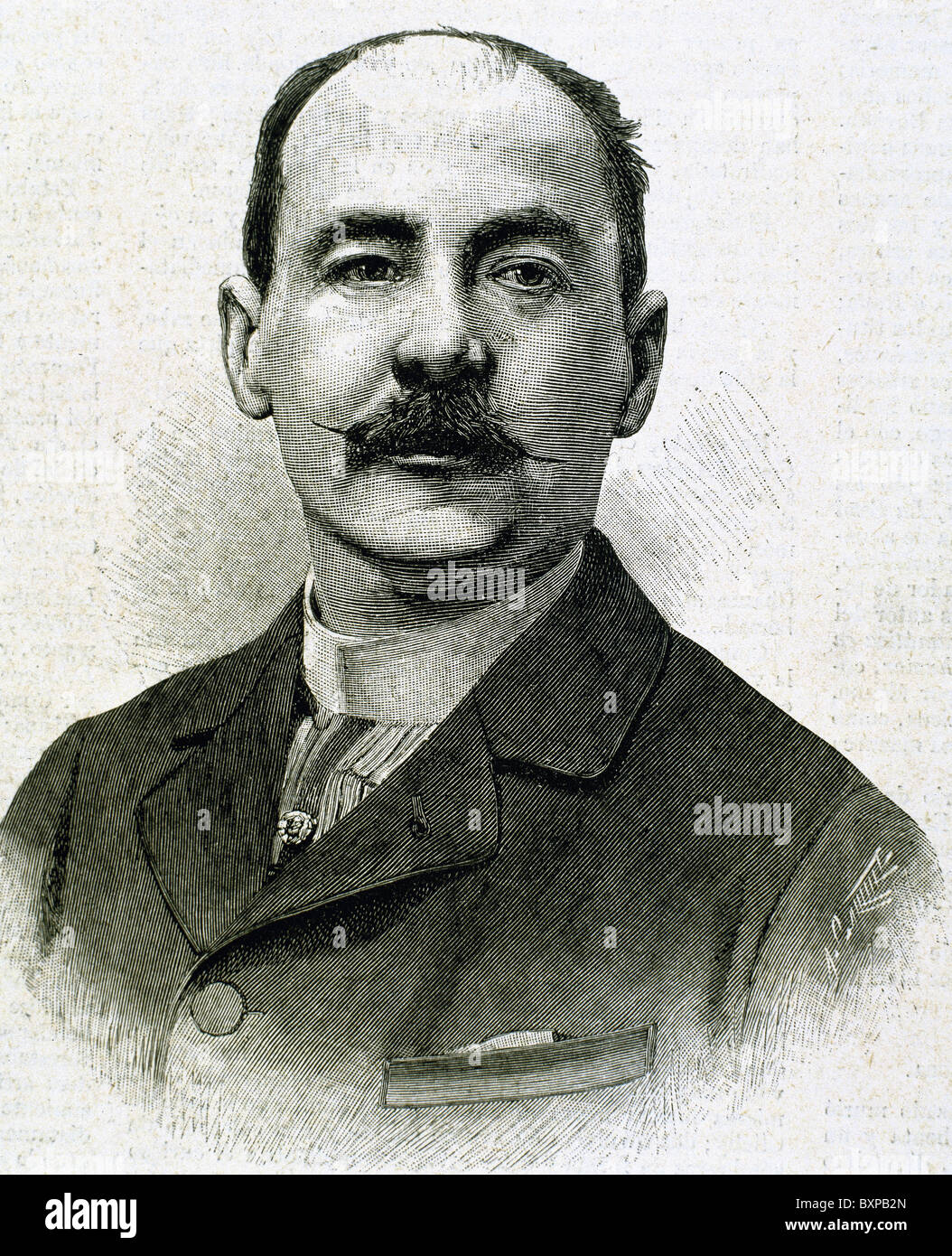 Antonio Peña (1846-896). Spanischer Schriftsteller, Musikkritiker und Komponist. Stockfoto