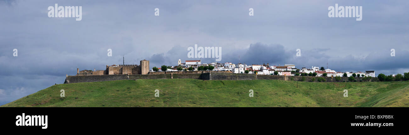 Burg in Elvas, Kleinstadt in der Provinz Alentejo in Portugal Stockfoto