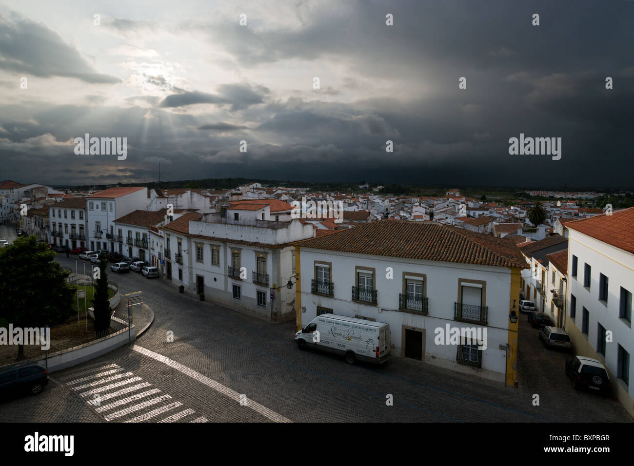 Ansicht der Stadt Évora in Portugal Stockfoto