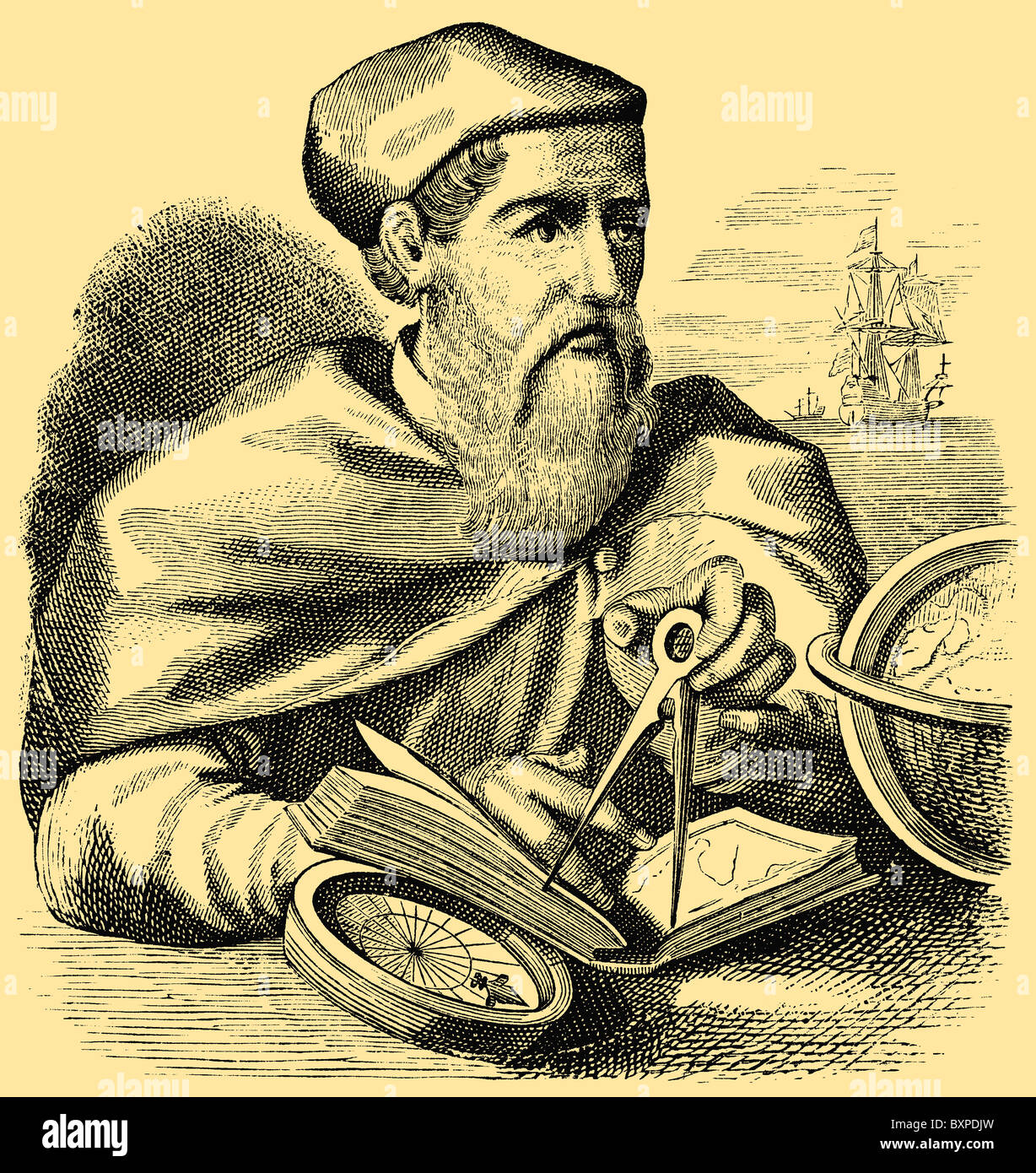 Amerigo Vespucci (geboren 9 M??rz 1454, starb am 22 Februar 1512