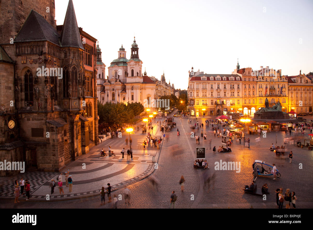 Old Town square Prag Tschechische Republik Stockfoto