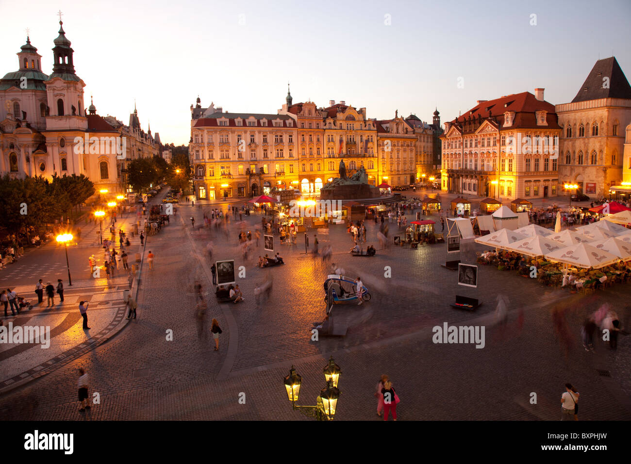 Old Town square Prag Tschechische Republik Stockfoto