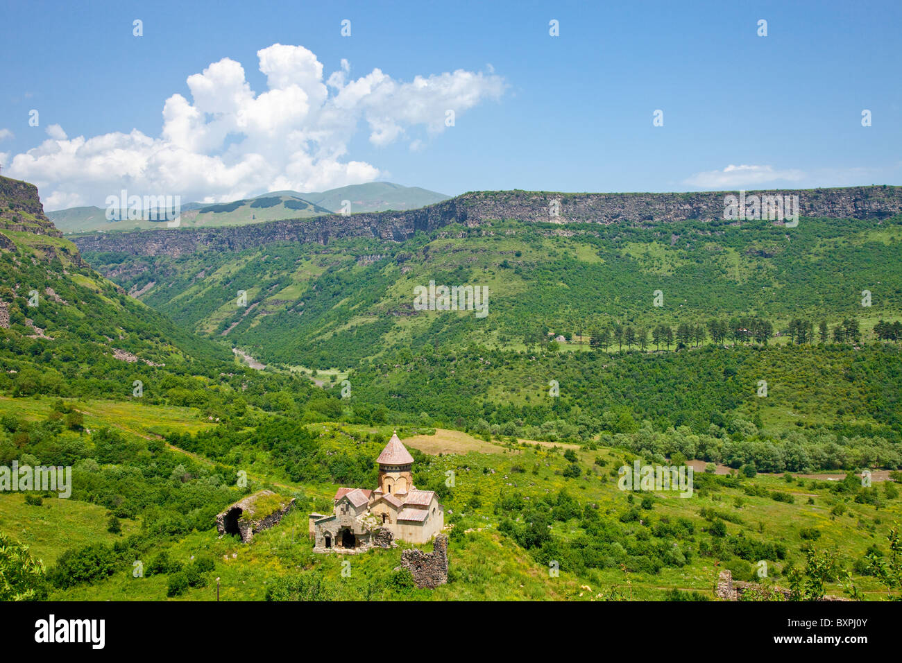 Hnevank Armenisch-Apostolischen Kirche Kloster in der Nähe der Debed Canyon in Armenien Stockfoto
