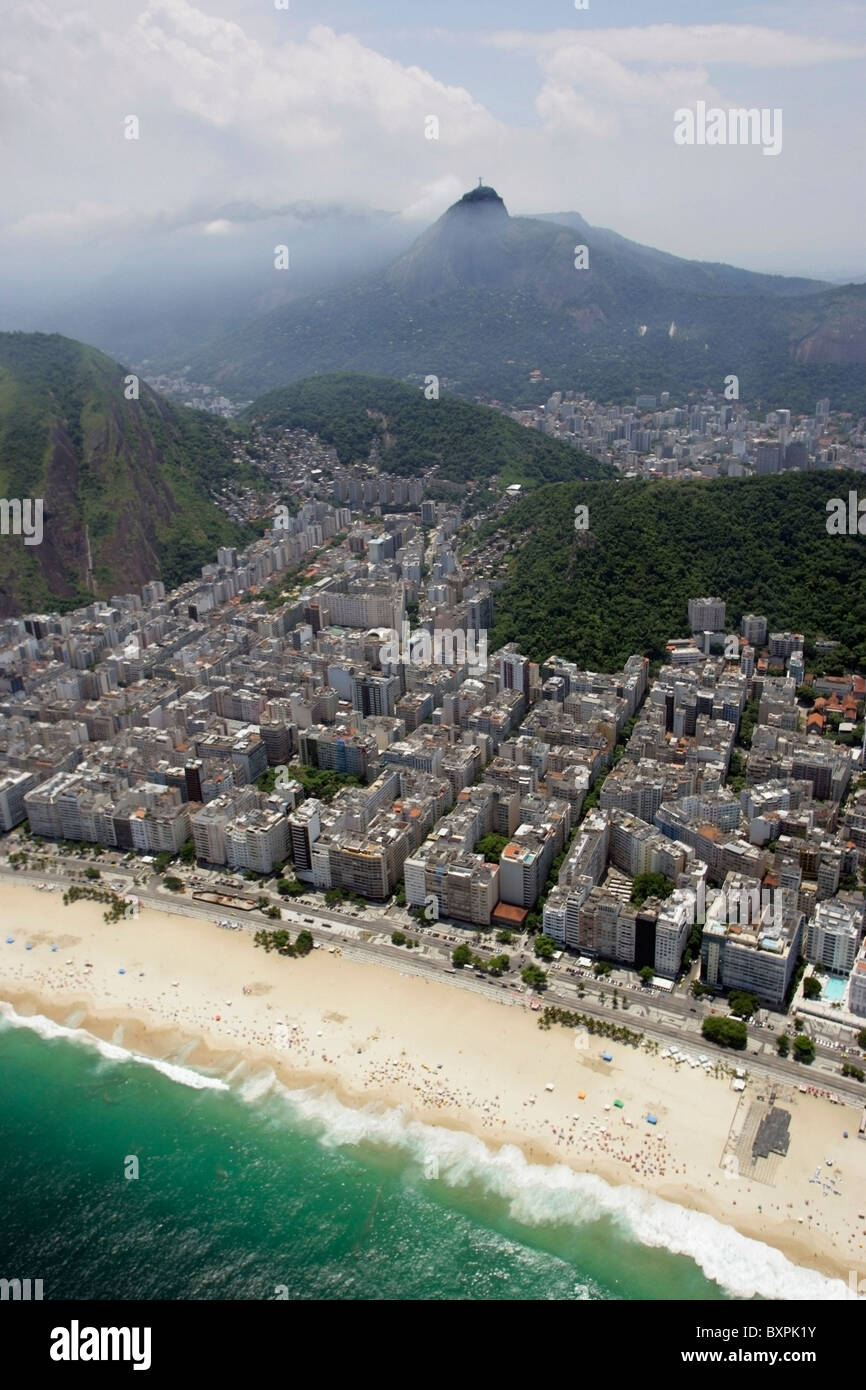 Aussicht auf die Copacabana Stockfoto