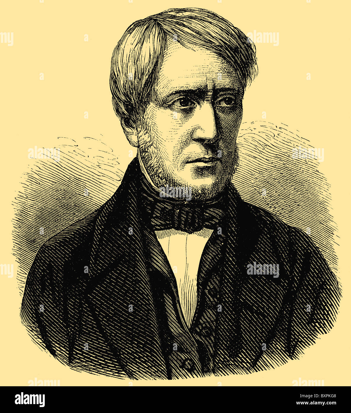 Antoine César Becquerel (7. März 1788 – 18. Januar 1878), französischer Wissenschaftler Stockfoto