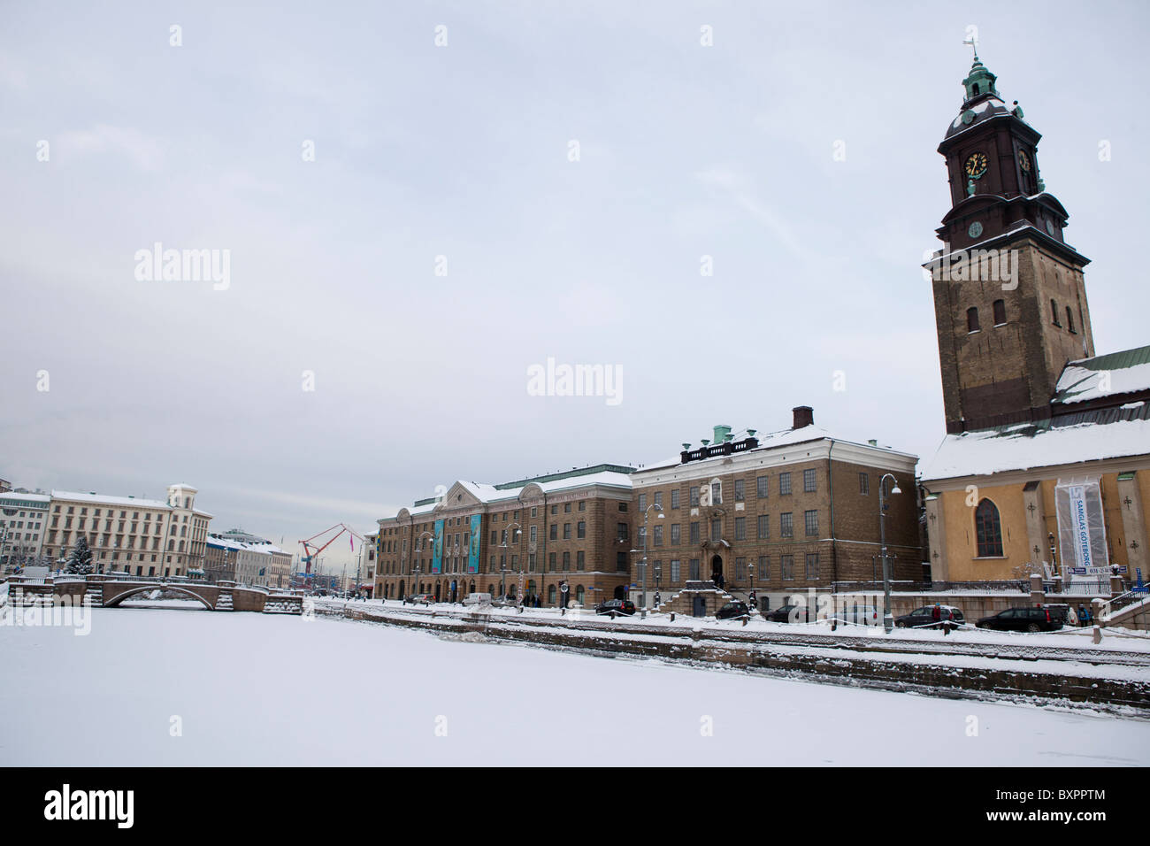 Winter in Göteborg, Schweden Stockfoto