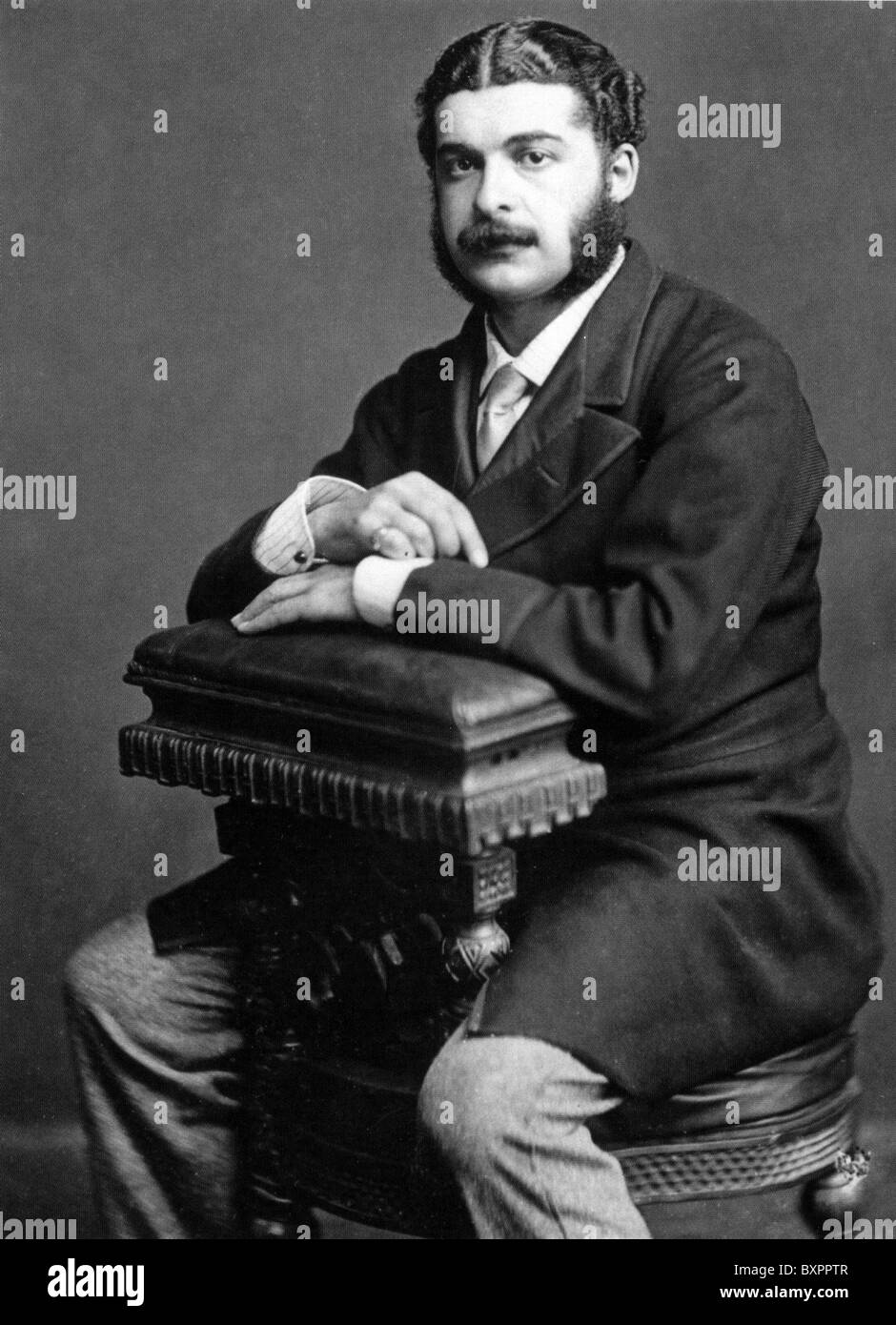 Englischer Komponist ARTHUR SULLIVAN (1842-1900), die mit dem Librettisten W. S. Gilbert Licht Opern gearbeitet Stockfoto