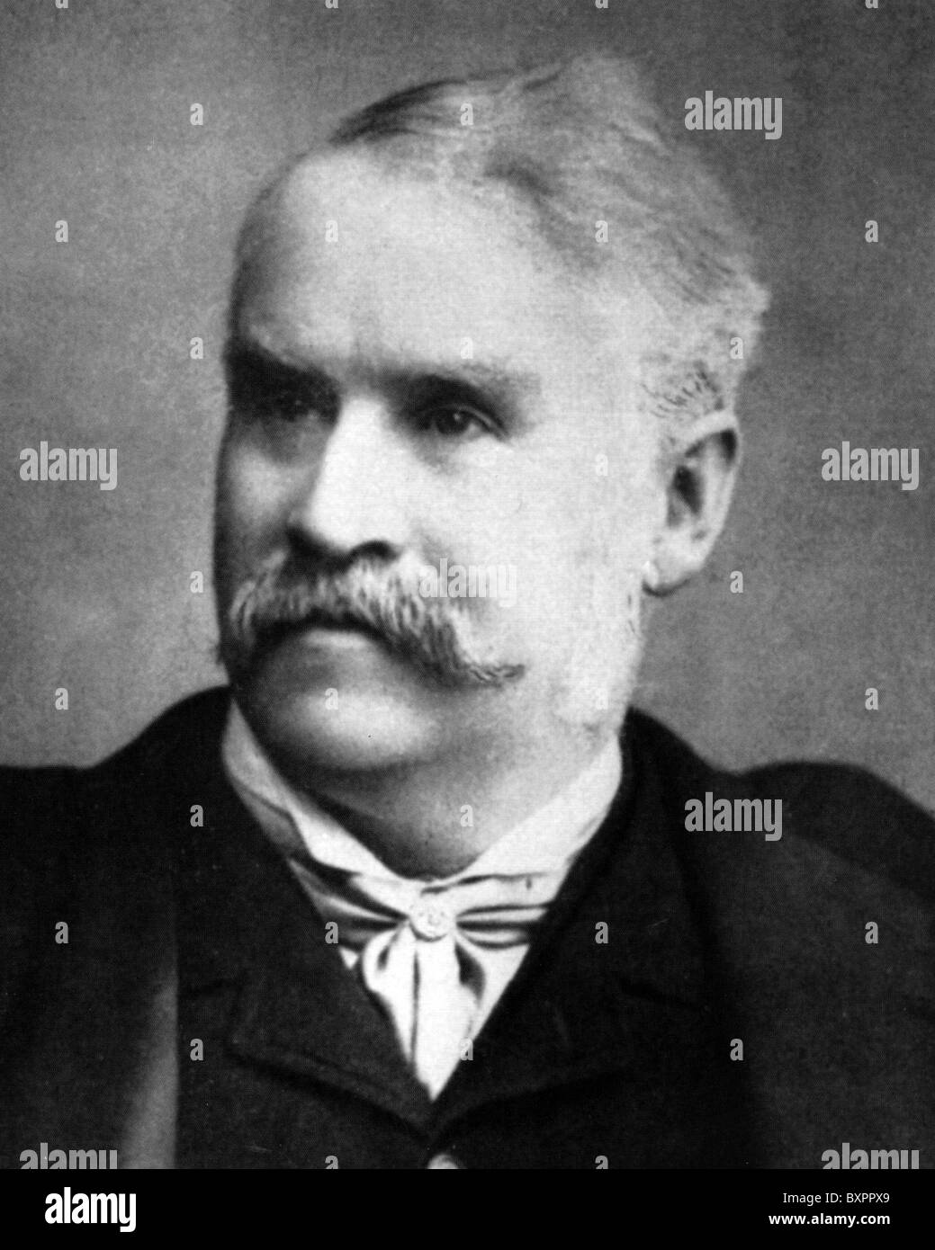 Englischer Dramatiker WILLIAM GILBERT (1836-1911), die mit Arthur Sullivan an vielen komischen Opern gearbeitet Stockfoto