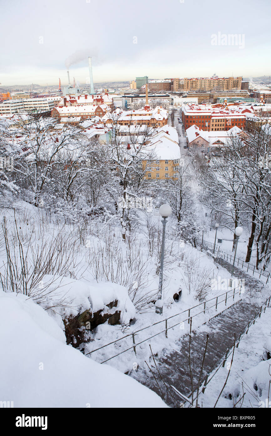 Winter in Göteborg, Schweden Stockfoto