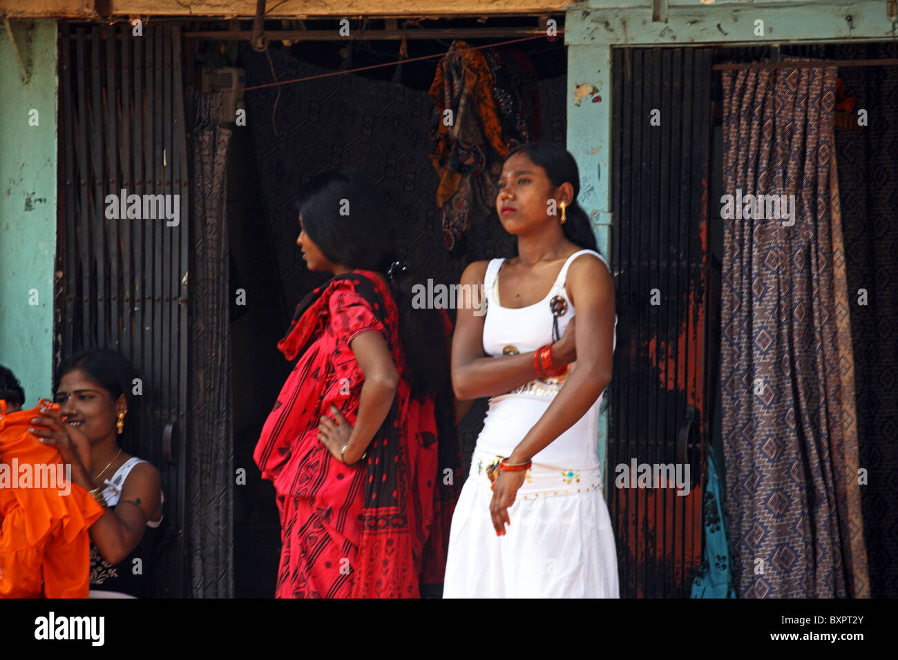 Indische Prostituierte Auf Falkland Road Mumbai Indien Stockfotografie Alamy