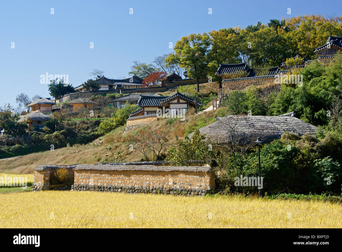Yangdong Folk Village, South Korea Stockfoto