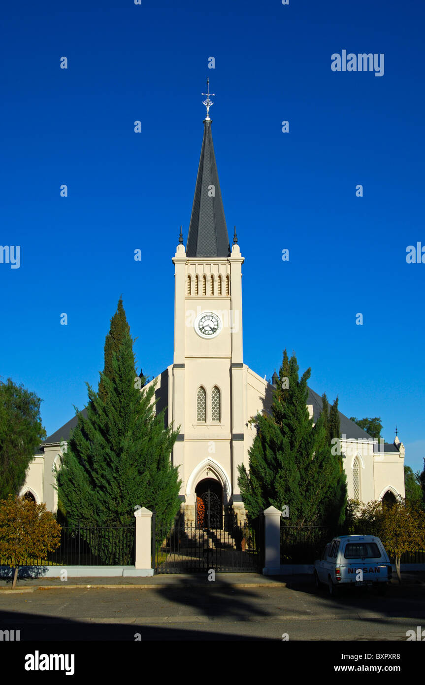 Nationaldenkmal von der Niederländisch-reformierten Kirche im Neo-gotischen Stil, Calvina, Südafrika Stockfoto