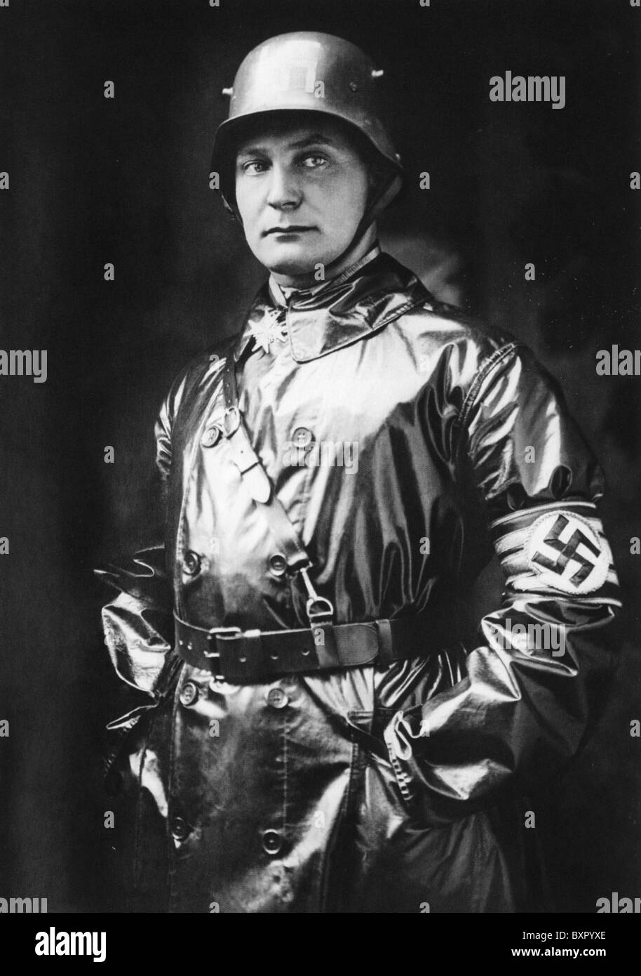 Hermann GÖRING (1893-1946) als der SA (Sturmabteilung) Kommandant im Jahre 1923, tragen seine Pour le Merite-Medaille Stockfoto