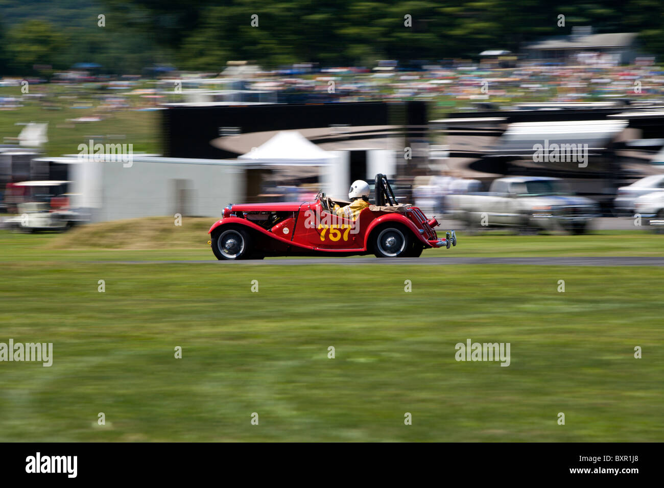 Oldtimer-Rennen Stockfoto