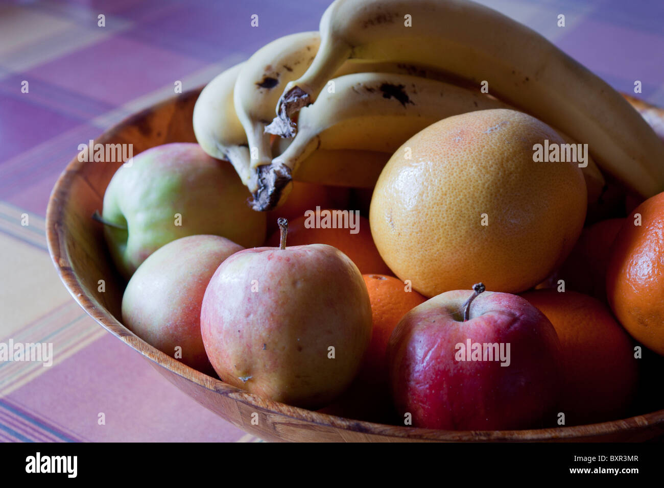 Der Obstkorb Stockfoto