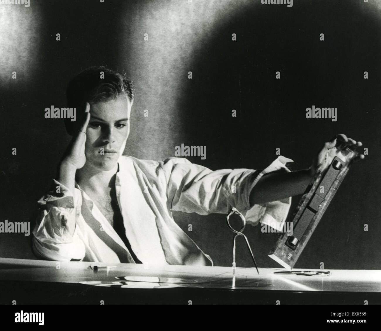 THOMAS DOLBY Promo-Foto von UK-pop-Musiker über 1982 Stockfoto