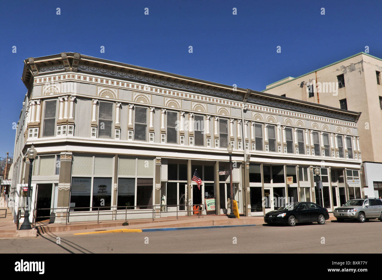 Historisches Gebäude in Silver City, New Mexico Stockfoto