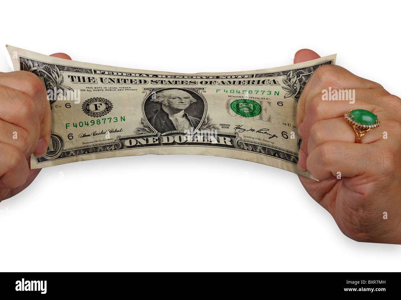 Dehnen Sie Dollar Stockfoto