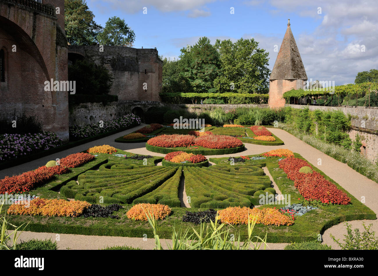 Frankreich, Albi, Berbie Palace Gardens Stockfoto