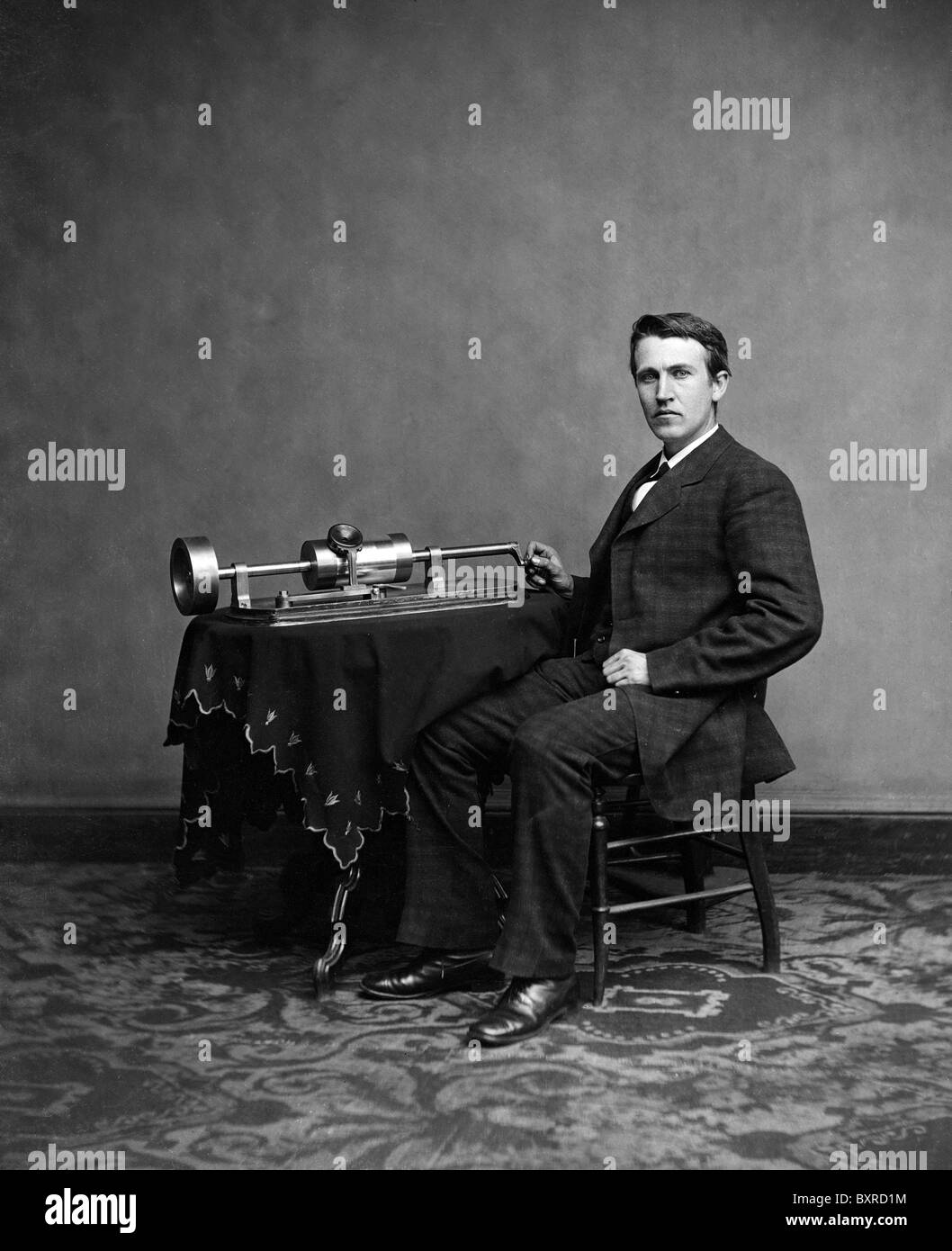 Thomas Edison, amerikanischer Erfinder Thomas Edison Stockfoto