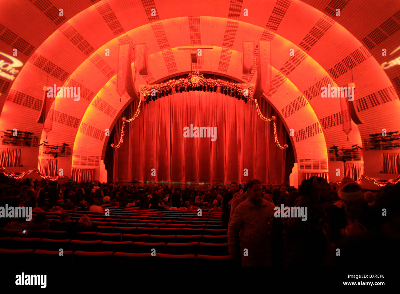 Innenraum der Radio City Music Hall in New York City 2010 Stockfoto
