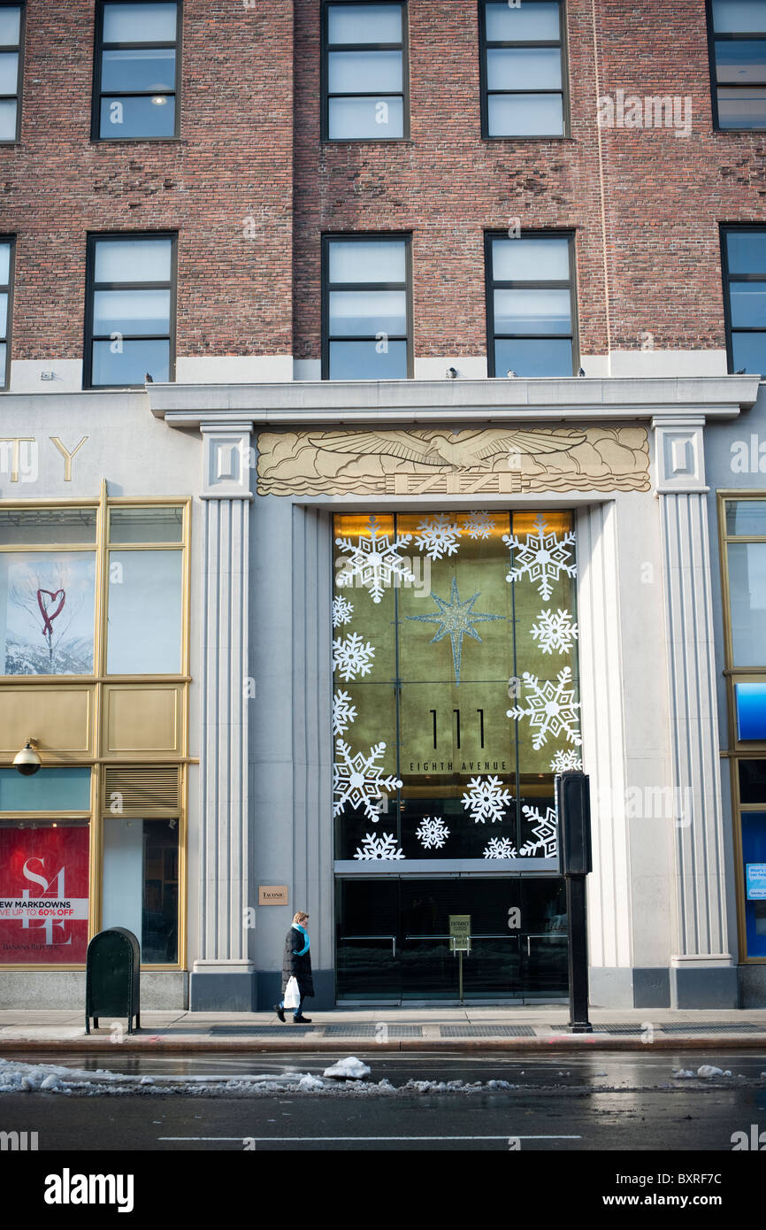 111 Eighth Avenue im Stadtteil Chelsea in New York Stockfoto