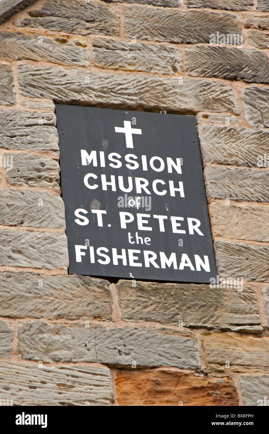 Mission Church of St. Peter, Staithes Stockfoto