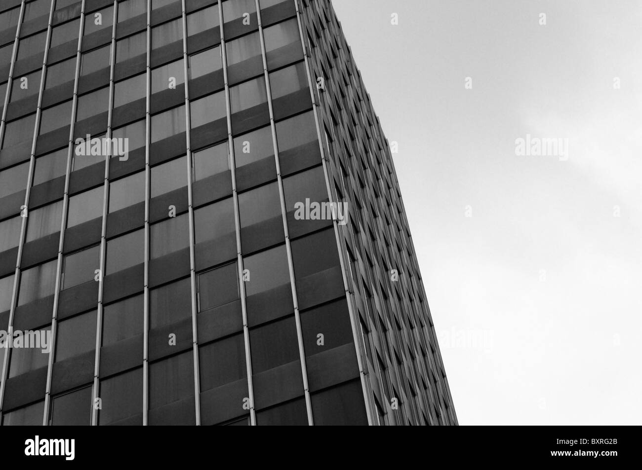 Modernes Bürogebäude in Brüssel. Stockfoto