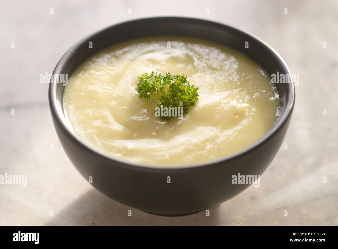 Pastinaken-Suppe Stockfoto