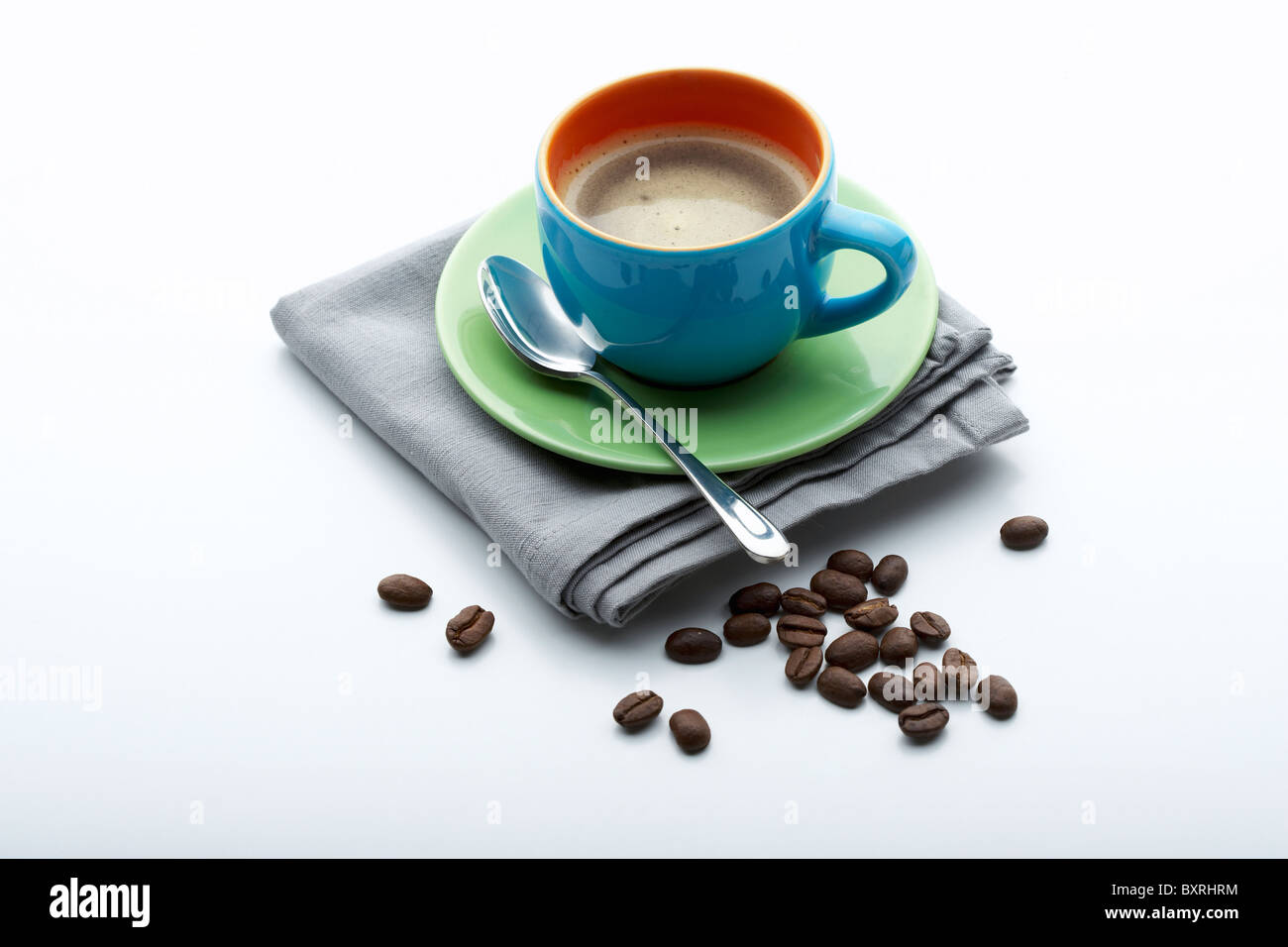 Brasilianischem Kaffee, close-up Stockfoto