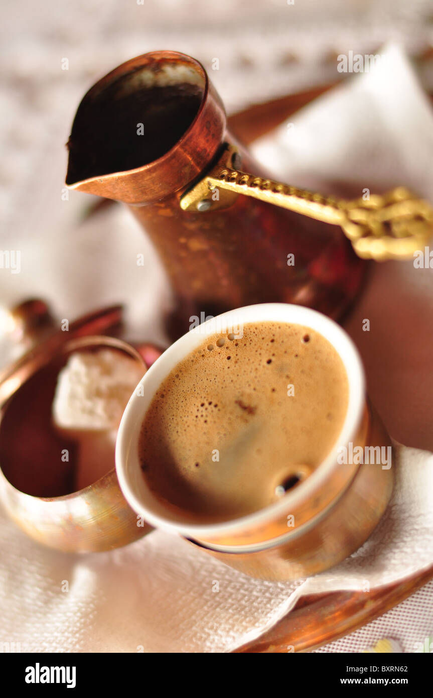 Bosnische Kaffee Stockfoto