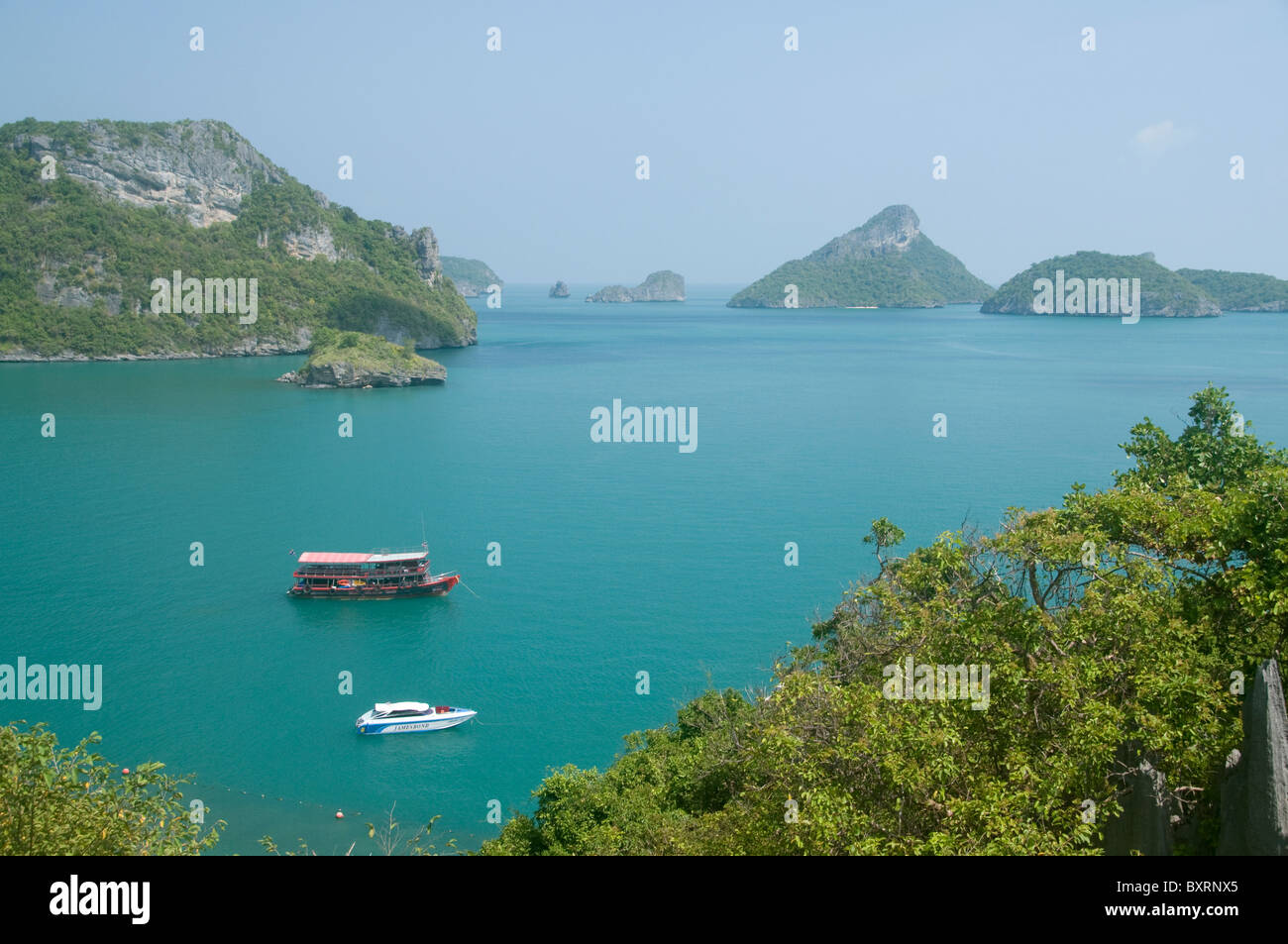 Thailand, Ang Thong Marine National Park, Blick vom Ko Mae Ko Stockfoto