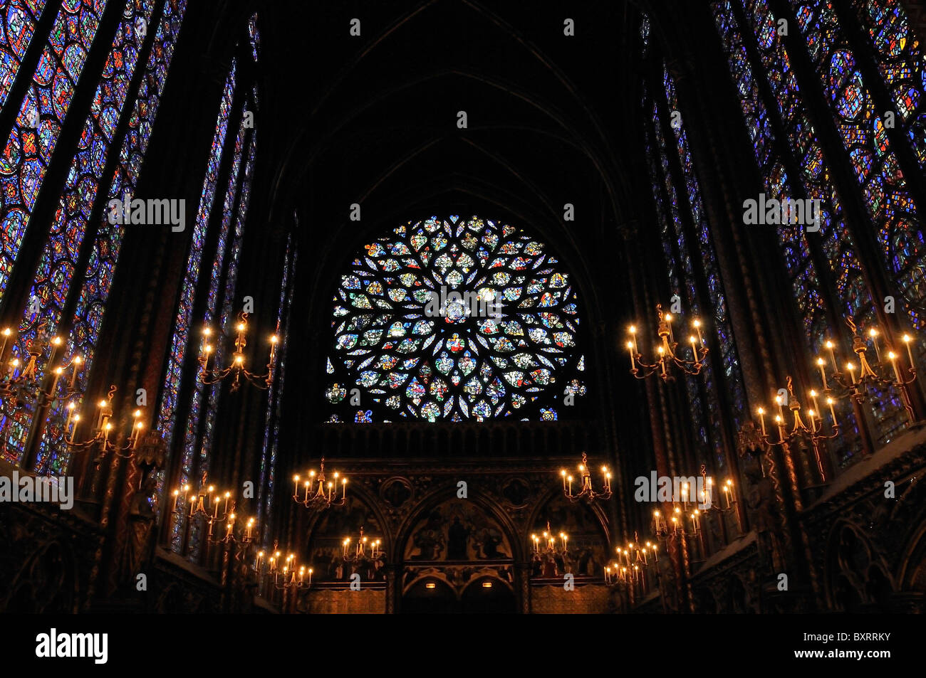 France paris sainte chapelle rose Fotos und Bildmaterial in hoher