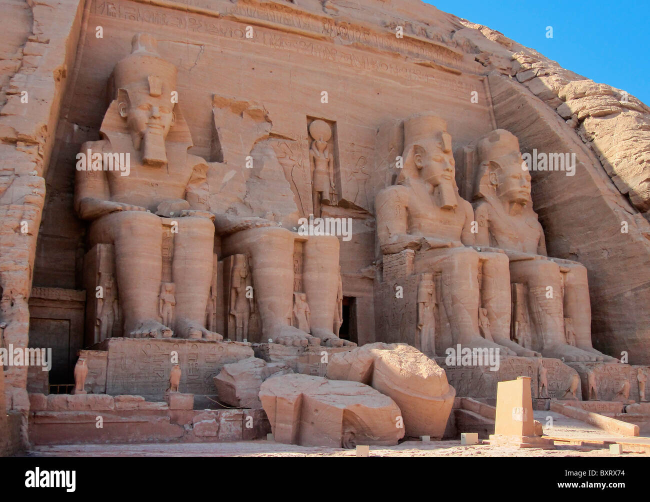 Abu Simbel Tempel, Ägypten Stockfoto