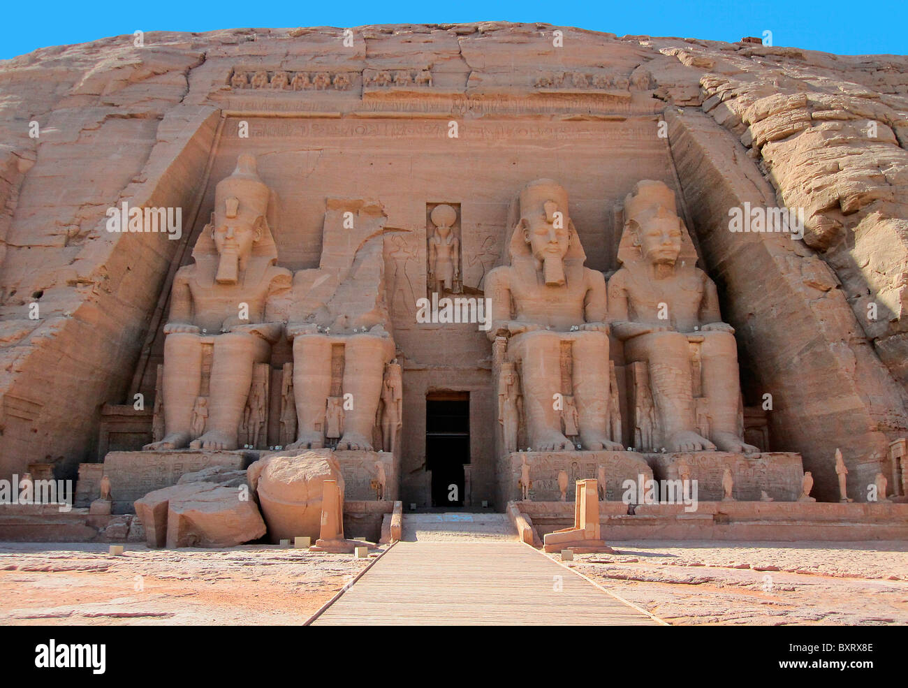 Abu Simbel Tempel, Ägypten Stockfoto