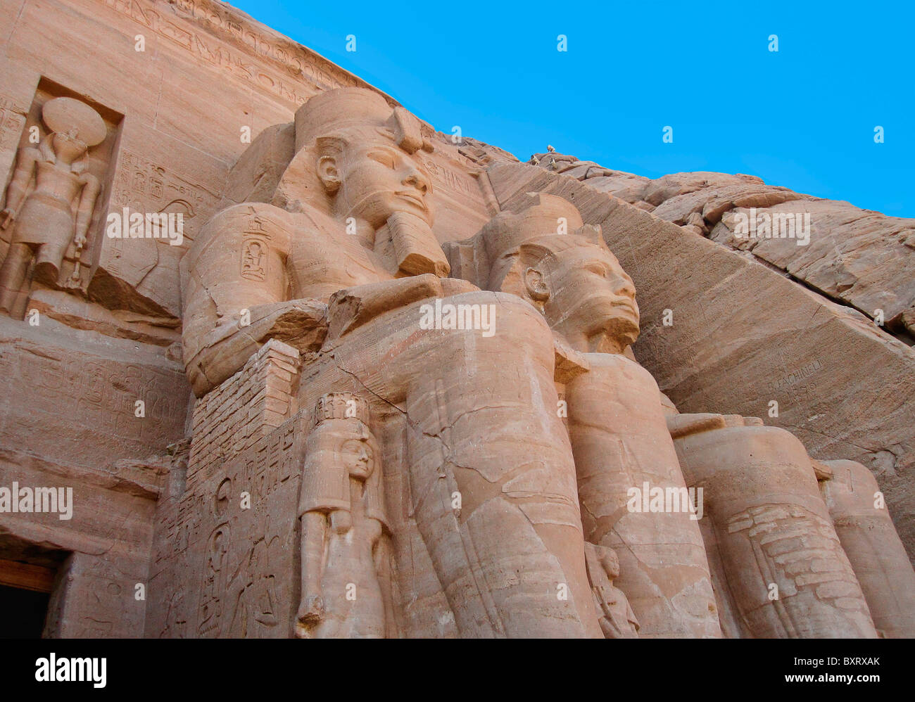 Abu Simbel Tempel, Ägypten Stockfoto