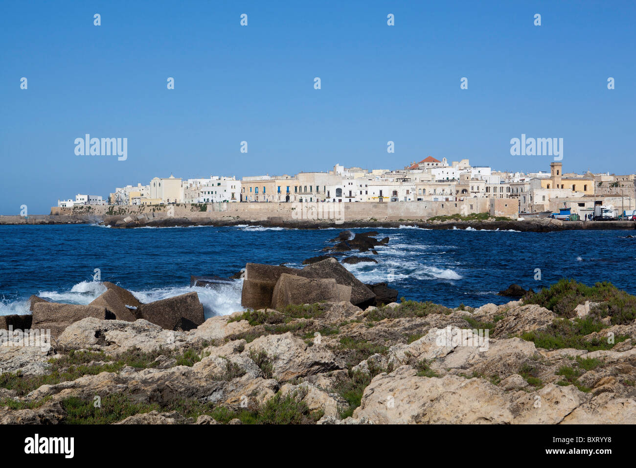 Stadtbild, Gallipoli, Apulien, Italien Stockfoto