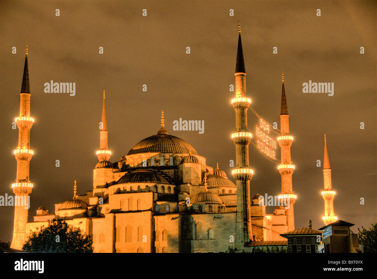 Die blaue Moschee, Istanbul Stockfoto