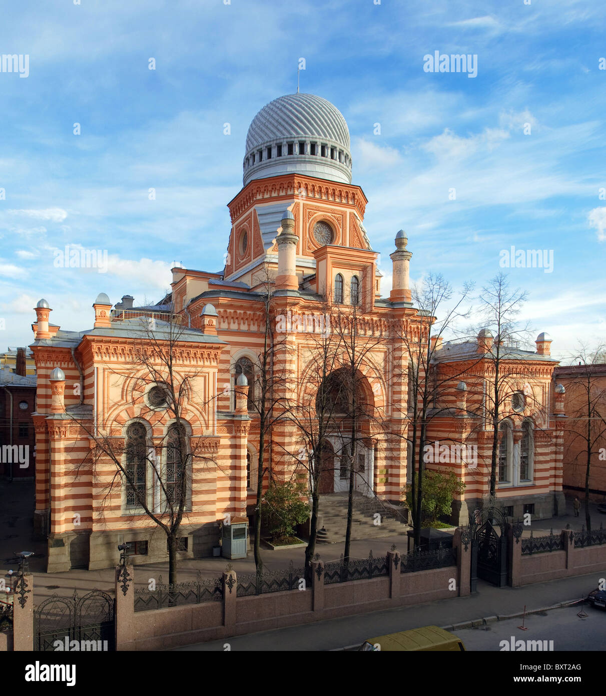 Die große Choral-Synagoge, erbaut im Jahre 1869 im maurischen Stil, Sankt-Petersburg, Russland Stockfoto