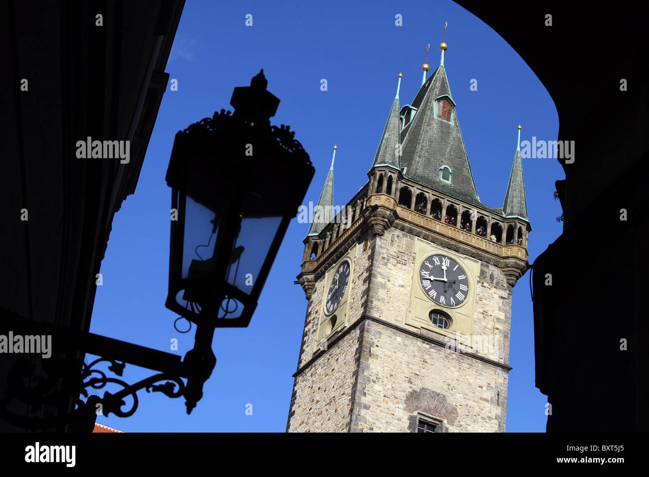 Altstädter Rathaus am Altstädter Ring in Prag, Tschechische Republik Stockfoto