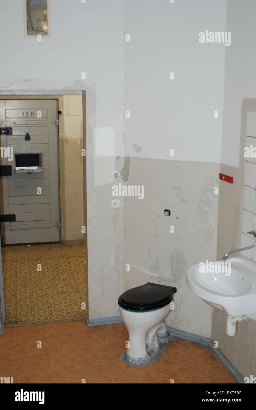 Das Stasi-Gefängnis in Berlin Stockfoto