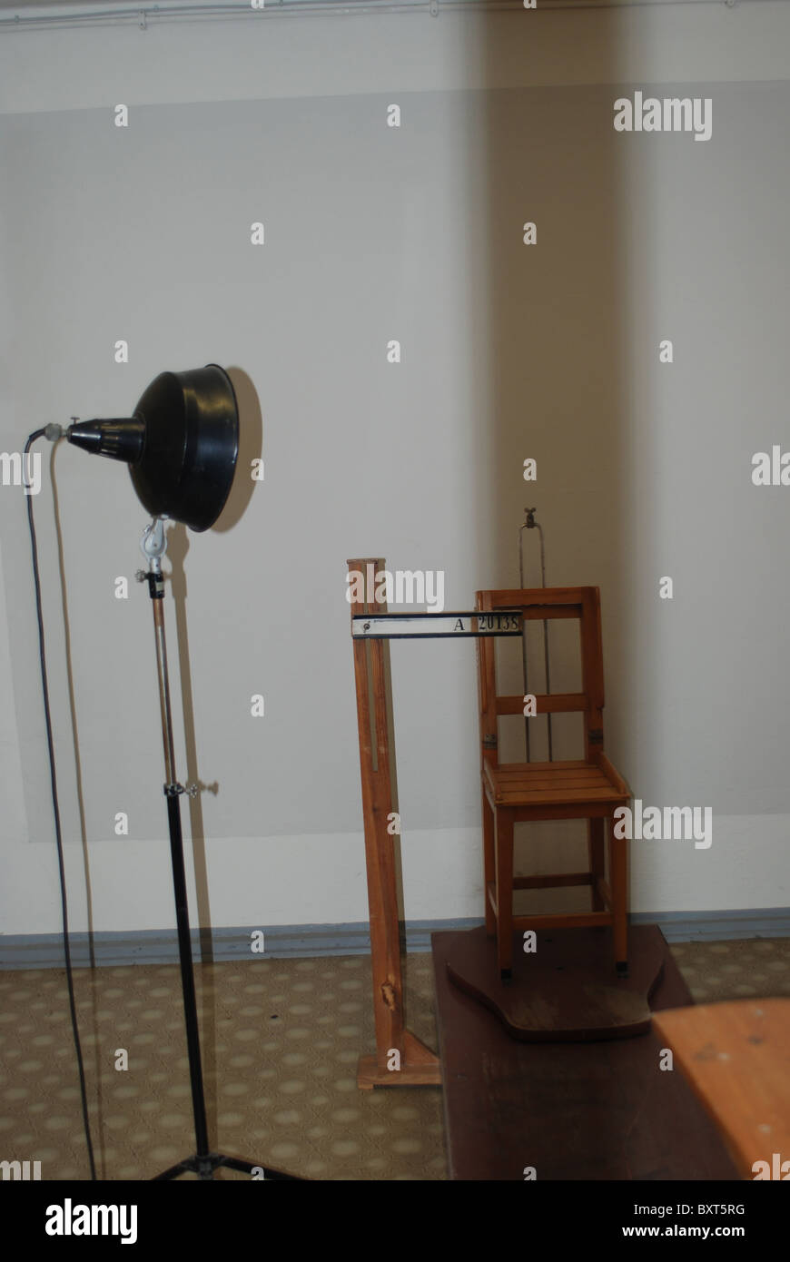 Das Stasi-Gefängnis in Berlin Stockfoto