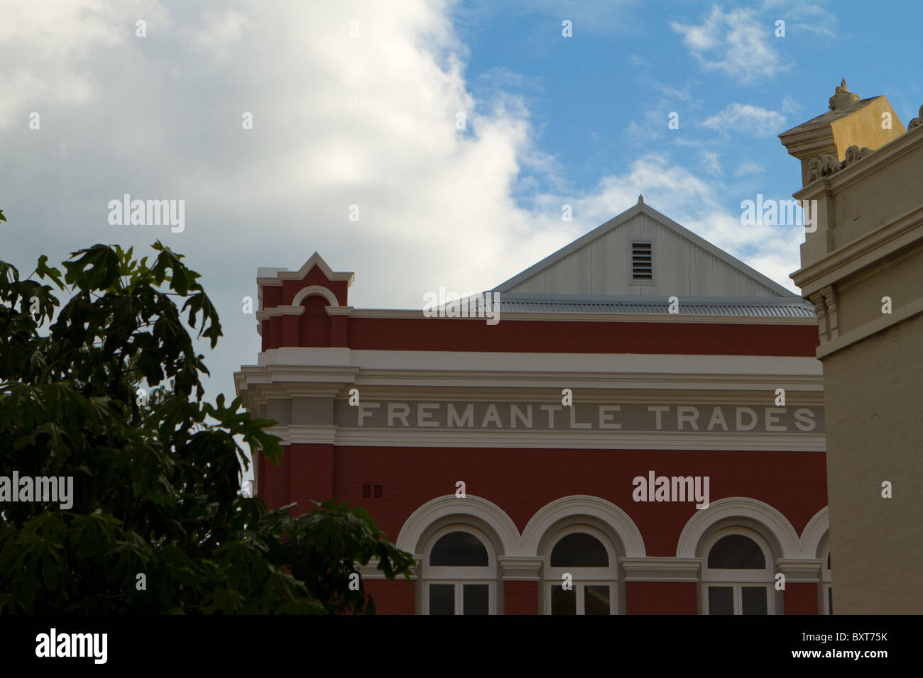 Alte historische Gebäude im Stadtteil Fremantle von Perth. Stockfoto
