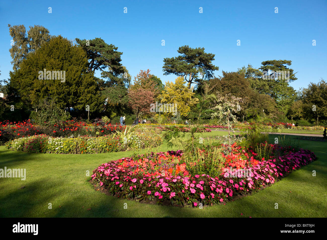 der Klostergarten in Bury St Edmunds, Suffolk, UK Stockfoto