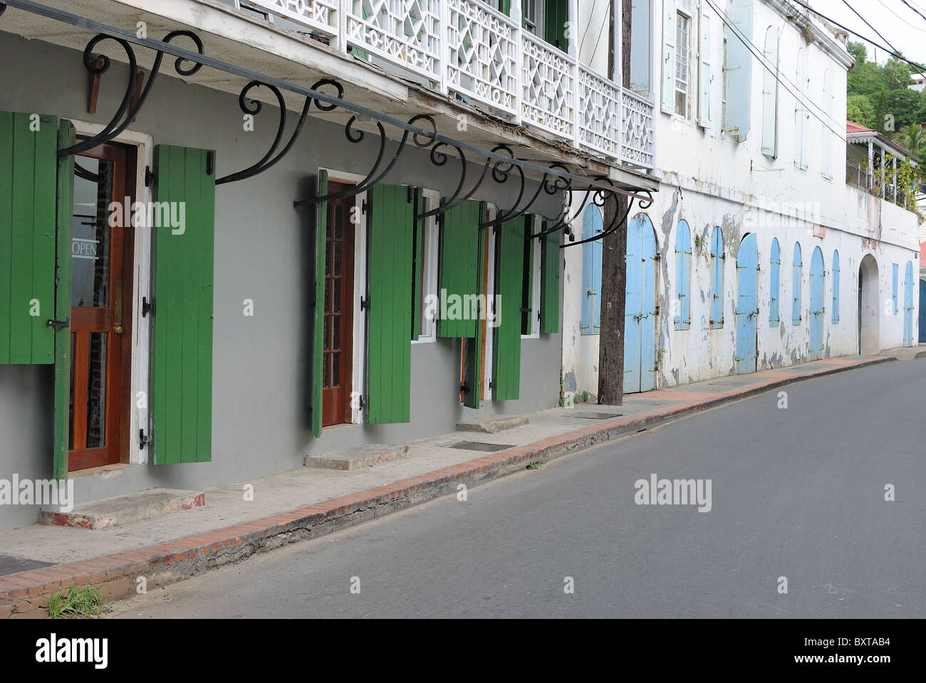 Schaufenster in der Karibik Stockfoto