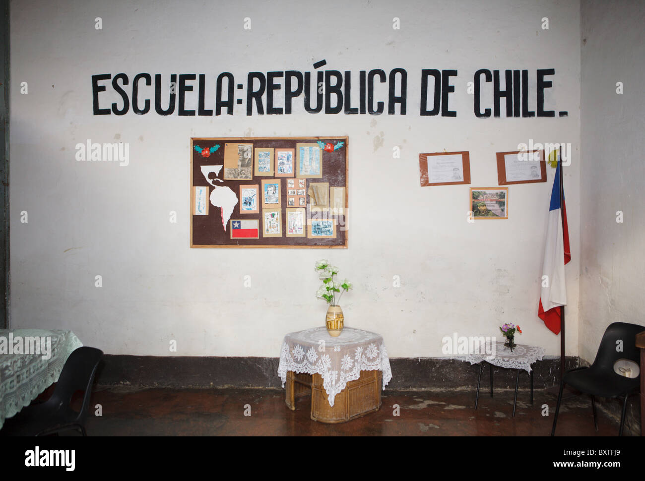 TRINIDAD: ESCUELA: REPUBLICA DE CHILE Stockfoto