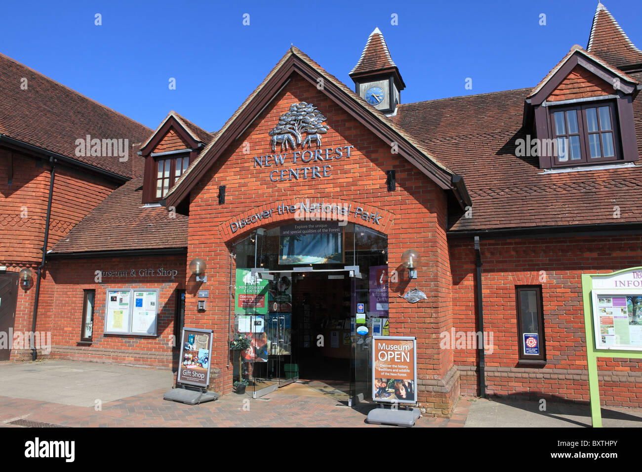 Hampshire, New Forest, Lyndhurst, New Forest Centre Stockfoto